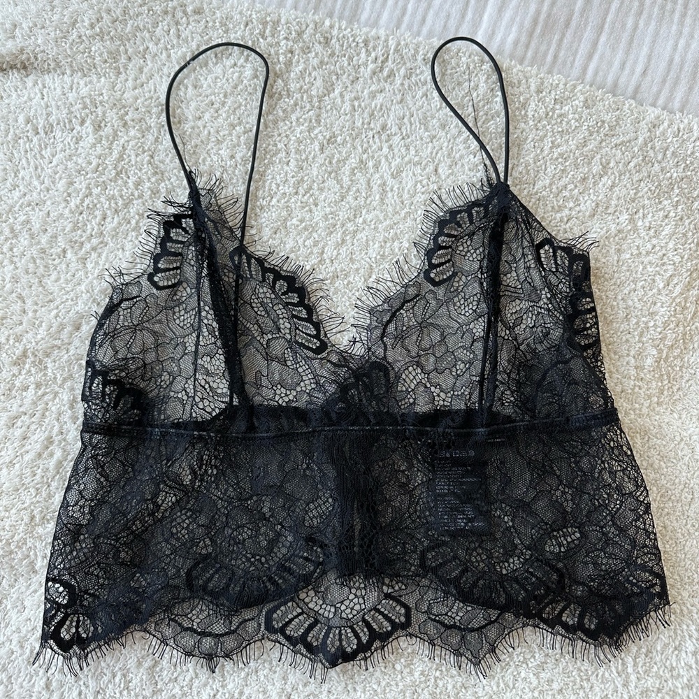 NWOT UO Out From Under Lace Top in Size M